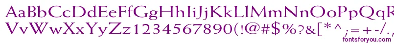 WeissWd Font – Purple Fonts on White Background