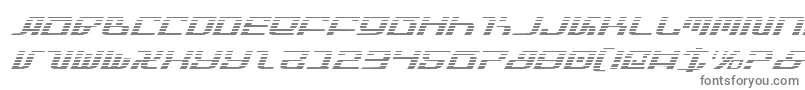 InfinityFormulaGradientItal Font – Gray Fonts on White Background