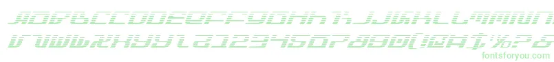 Czcionka InfinityFormulaGradientItal – zielone czcionki