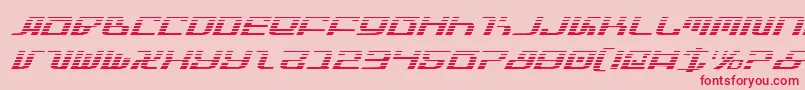 InfinityFormulaGradientItal Font – Red Fonts on Pink Background