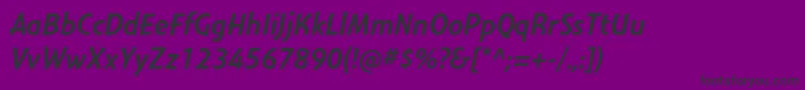 En savoir plus sur la police MontaraItalic Police MontaraItalic – polices noires sur fond violet