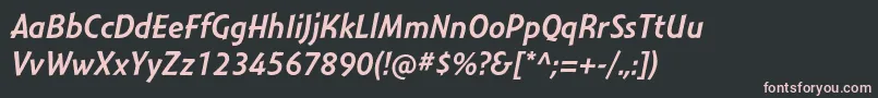 Подробнее о шрифте MontaraItalic Шрифт MontaraItalic – розовые шрифты на чёрном фоне
