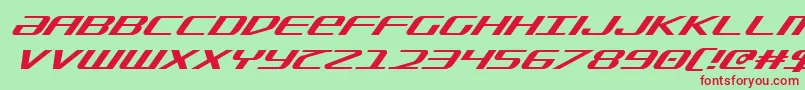 More about SdfSuperItalic Font SdfSuperItalic Font – Red Fonts on Green Background