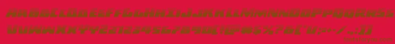 Darkalliancehalfital Font – Brown Fonts on Red Background