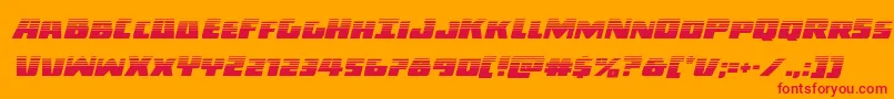 Darkalliancehalfital Font – Red Fonts on Orange Background