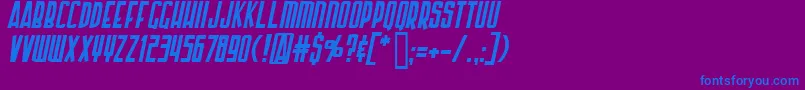 Шрифт Api – синие шрифты на фиолетовом фоне