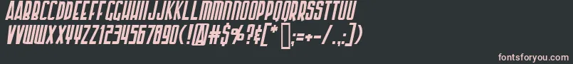 Шрифт Api – розовые шрифты на чёрном фоне