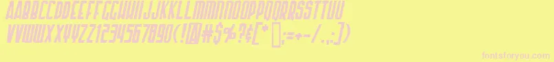 Więcej informacji o czcionce Api Czcionka Api – różowe czcionki na żółtym tle