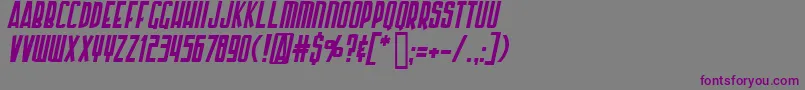 Api Font – Purple Fonts on Gray Background