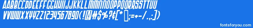 フォントApi – 青い背景に白い文字