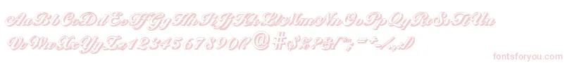 BallantinesshadowHeavyRegular Font – Pink Fonts