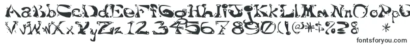 Aajaxsurrealfreak-Schriftart – Schriftarten, die mit A beginnen