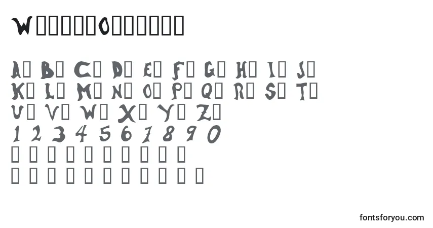 Fuente WatsonOddtype - alfabeto, números, caracteres especiales