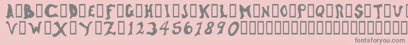 WatsonOddtype Font – Gray Fonts on Pink Background