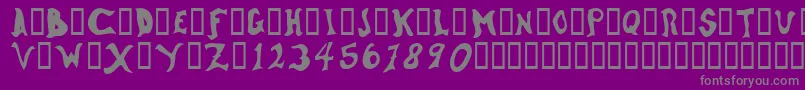 WatsonOddtype Font – Gray Fonts on Purple Background