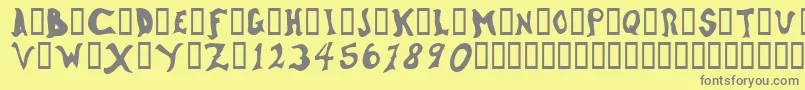 WatsonOddtype Font – Gray Fonts on Yellow Background