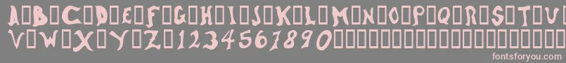 WatsonOddtype Font – Pink Fonts on Gray Background