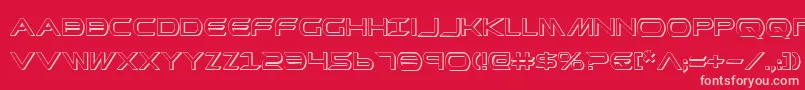 fuente PrometheanShadow – Fuentes Rosadas Sobre Fondo Rojo