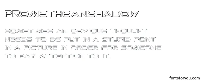 Обзор шрифта PrometheanShadow