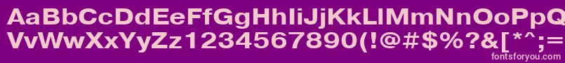 PragmaticacttBold115 Font – Pink Fonts on Purple Background