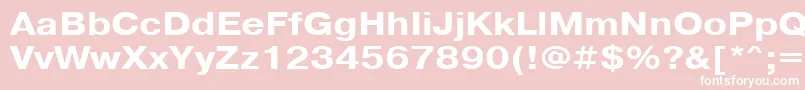 PragmaticacttBold115 Font – White Fonts on Pink Background