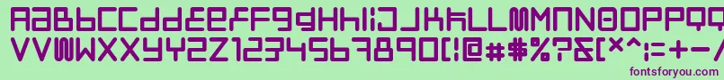 Neostyle Font – Purple Fonts on Green Background