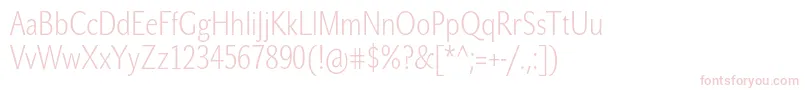 JohnsanscondWhitePro Font – Pink Fonts