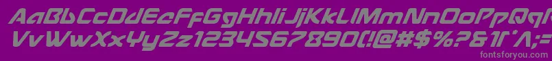 More about Usangelsuperital Font Usangelsuperital Font – Gray Fonts on Purple Background