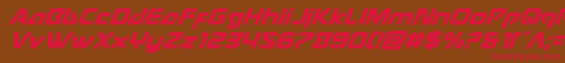 Usangelsuperital Font – Red Fonts on Brown Background