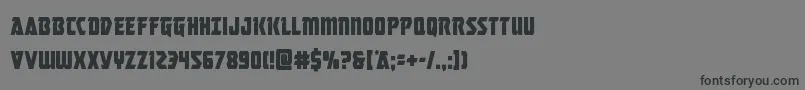 Masterbreakercond Font – Black Fonts on Gray Background