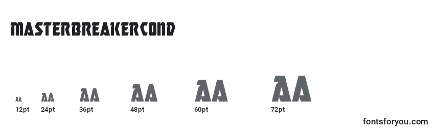Masterbreakercond Font Sizes