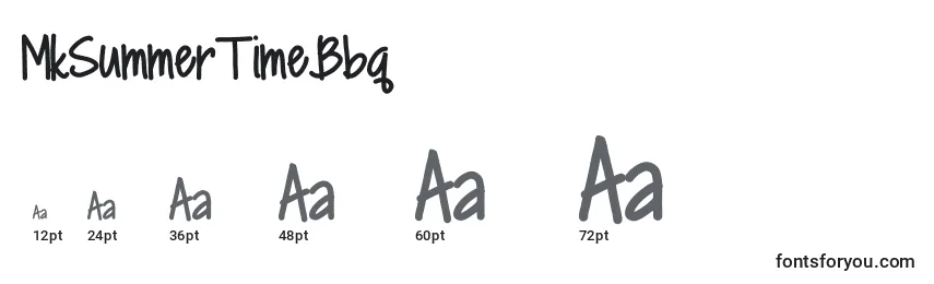 MkSummerTimeBbq Font Sizes
