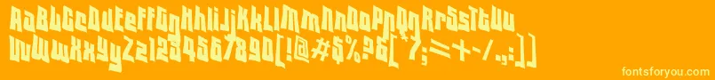 Más sobre la fuente Vtclodownregular fuente Vtclodownregular – Fuentes Amarillas Sobre Fondo Naranja