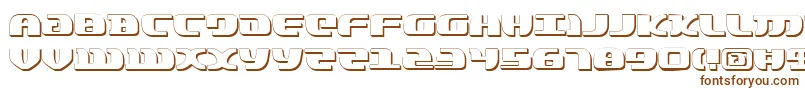 LordOfTheSithShadow Font – Brown Fonts on White Background