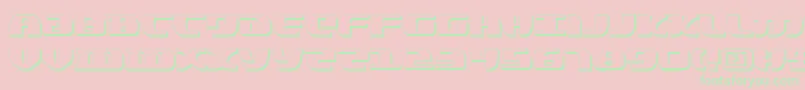 LordOfTheSithShadow Font – Green Fonts on Pink Background