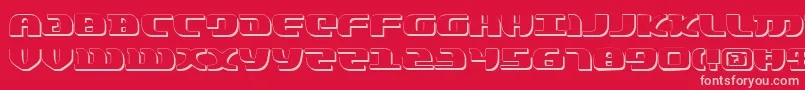 LordOfTheSithShadow Font – Pink Fonts on Red Background