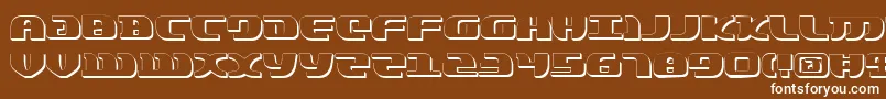 LordOfTheSithShadow Font – White Fonts on Brown Background