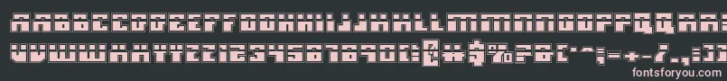 MicronianLaserAcademy Font – Pink Fonts on Black Background