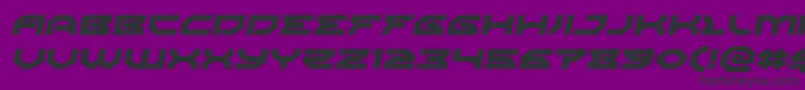 Xenodemonexpandital Font – Black Fonts on Purple Background