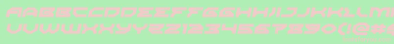 Xenodemonexpandital Font – Pink Fonts on Green Background