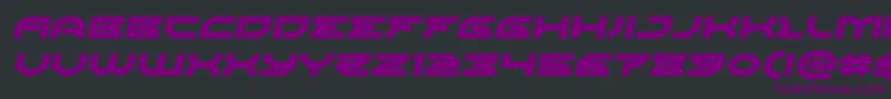 Xenodemonexpandital Font – Purple Fonts on Black Background