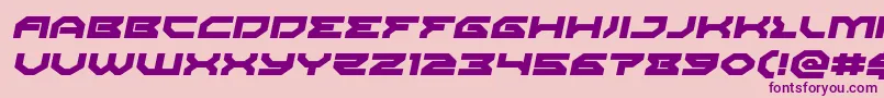 Xenodemonexpandital Font – Purple Fonts on Pink Background