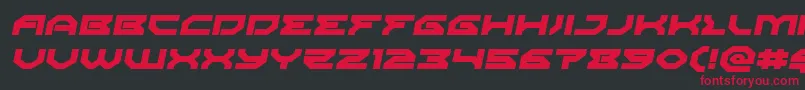 fuente Xenodemonexpandital – Fuentes Rojas Sobre Fondo Negro
