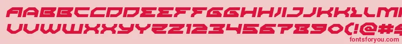 fuente Xenodemonexpandital – Fuentes Rojas Sobre Fondo Rosa
