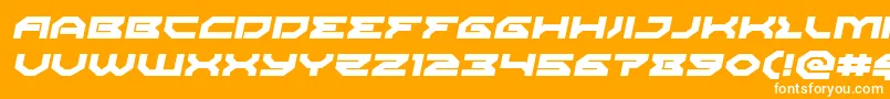 Xenodemonexpandital Font – White Fonts on Orange Background