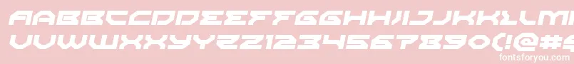 Xenodemonexpandital Font – White Fonts on Pink Background