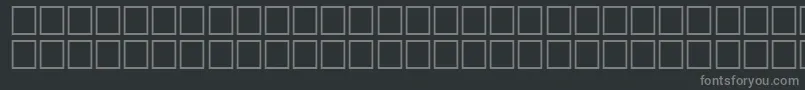 AidanRegular Font – Gray Fonts on Black Background