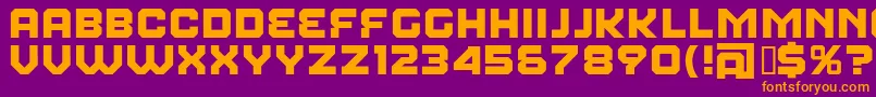 Lisätietoja FearFactor-fontista FearFactor-fontti – oranssit fontit violetilla taustalla