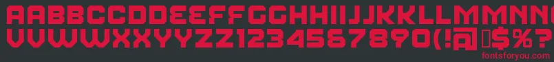 FearFactor Font – Red Fonts on Black Background