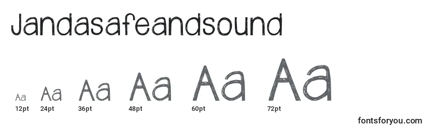 Jandasafeandsound Font Sizes